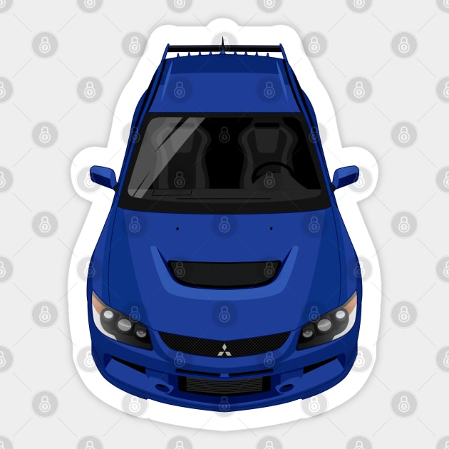 Lancer Evolution IX Evo 9 2005-2007 - Blue Sticker by jdmart